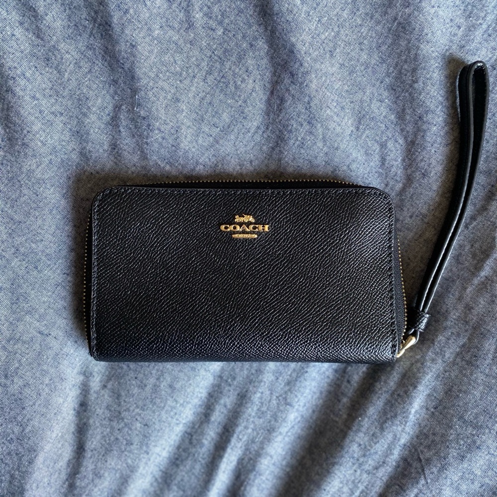 Coach black wallet